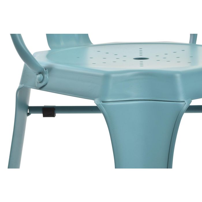 DKD Home Decor Silla Loft Azul 48 x 86 x 45 cm (4 Unidades) 1