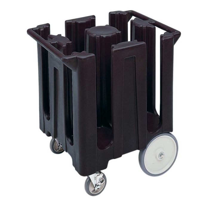CAMBRO - DC825-110 - Carro fijo para platos de 18,1 a 21 cm 180-240 platos - 73 x 60,5 x 81,5 cm - Negro