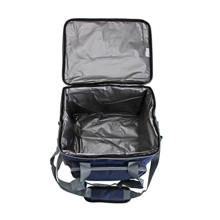 Fiambrera Isotérmica Versa 27L Gris y Azul 36x28x31 cm (2 Unidades) 2 Fiambrera Isotérmica Versa 27L Gris y Azul 36x28x31 cm (2 Unidades) 2