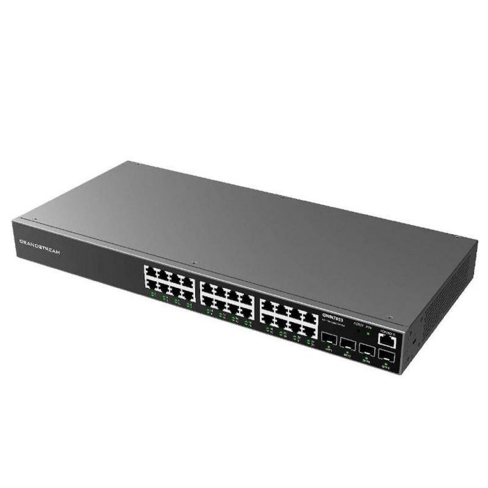 Grandstream GWN7803 Switch Gestionado L2+ Gigabit Ethernet 24 Puertos + 4 SFP Montaje Rack 1