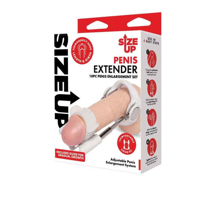 Funda para pene Size Up Blanco Ø 3,5 cm 16 cm 1