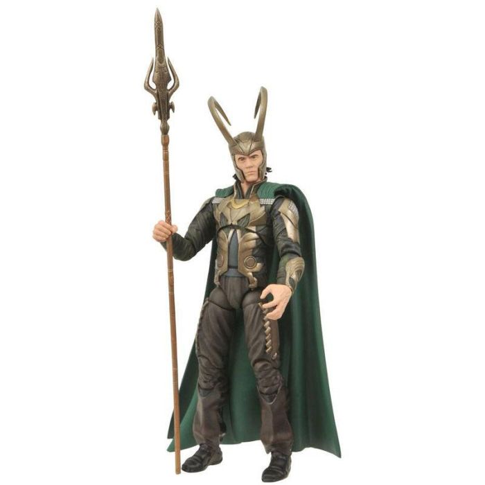 Diamond Select Toys Marvel Thor - Figura de Loki basada en la película, 18 cm con bastón ceremonial 0 Diamond Select Toys Marvel Thor - Figura de Loki basada en la película, 18 cm con bastón ceremonial 0