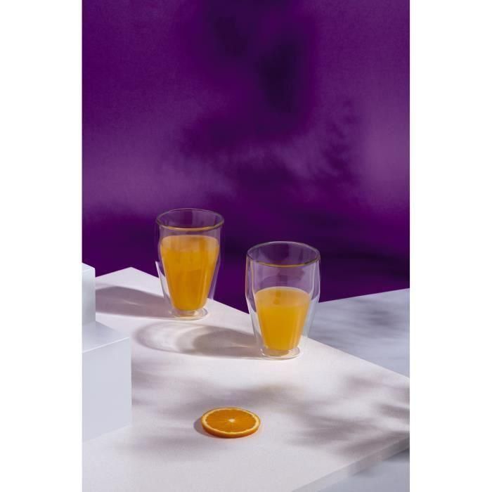 Juego de 6 vasos térmicos - BODUM - Titlis - Doble pared - 0,35 l - Transparente 4 Juego de 6 vasos térmicos - BODUM - Titlis - Doble pared - 0,35 l - Transparente 4
