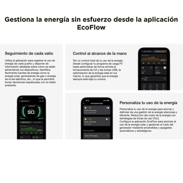 Ecoflow Estación Energía 4000Wh/ 4000W Delta 3 Pro 13 Ecoflow Estación Energía 4000Wh/ 4000W Delta 3 Pro 13