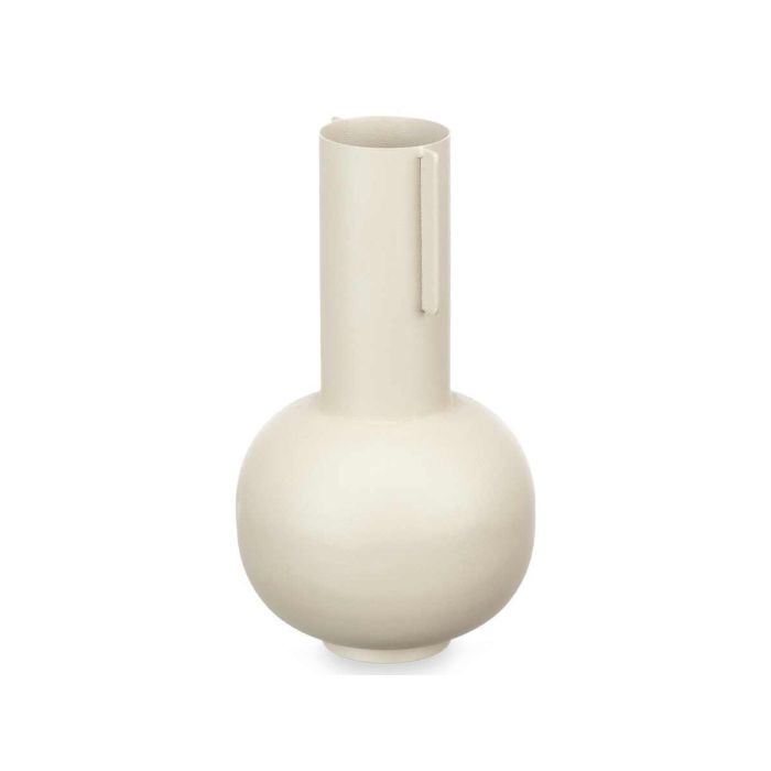 Jarrón de Acero Giftdecor Forma Crema Pastel 14x28x14 cm - Marrón Claro (6 Unidades) 1 Jarrón de Acero Giftdecor Forma Crema Pastel 14x28x14 cm - Marrón Claro (6 Unidades) 1