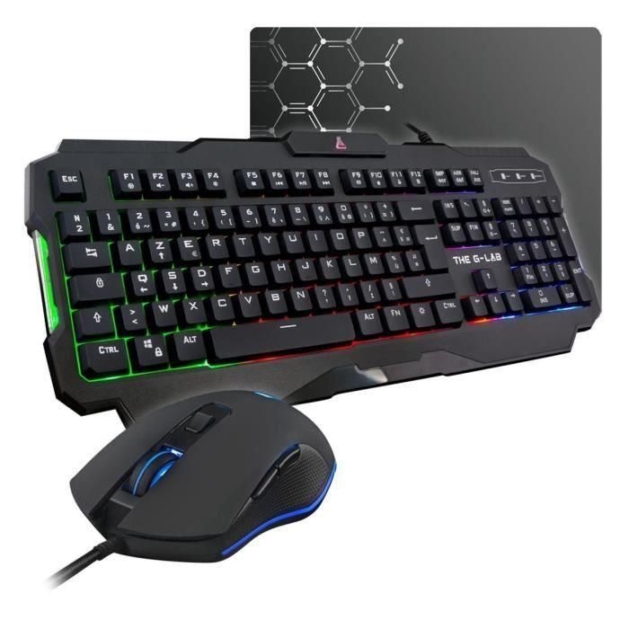 The G-Lab Combo Gaming Helium PC, PS4, Xbox One - Teclado retroiluminado Rainbow, Ratón 3200 DPI, Auriculares con Micrófono y Alfombrilla 0 The G-Lab Combo Gaming Helium PC, PS4, Xbox One - Teclado retroiluminado Rainbow, Ratón 3200 DPI, Auriculares con Micrófono y Alfombrilla 0