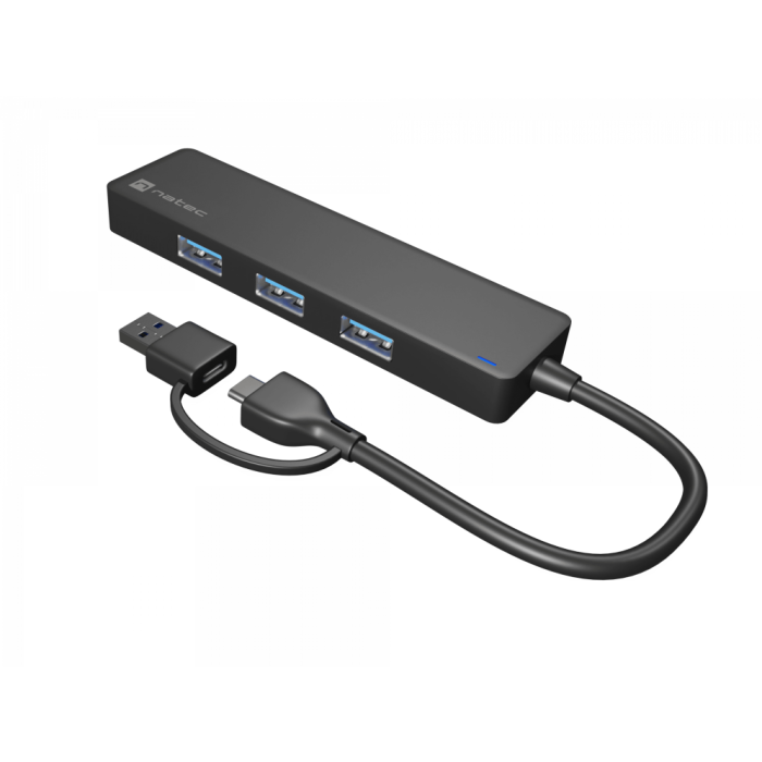 Hub USB Natec NHU-2023 Negro