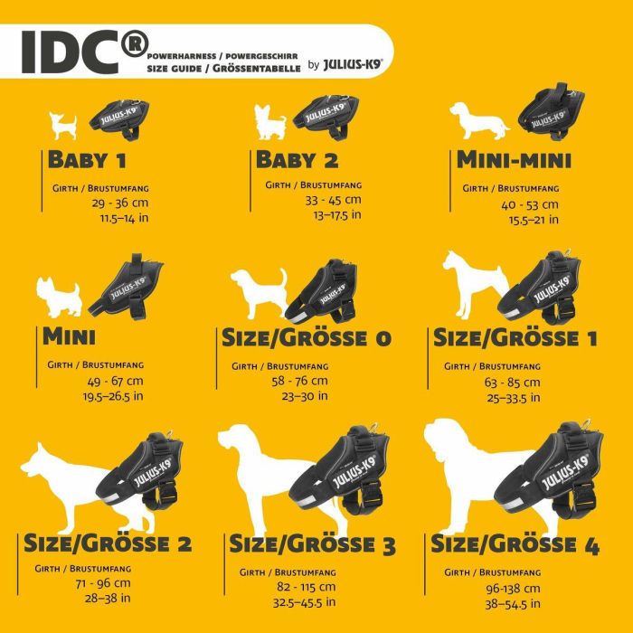 Arnés para Perro Julius K9 IDC Negro XXL 4 5 Arnés para Perro Julius K9 IDC Negro XXL 4 5