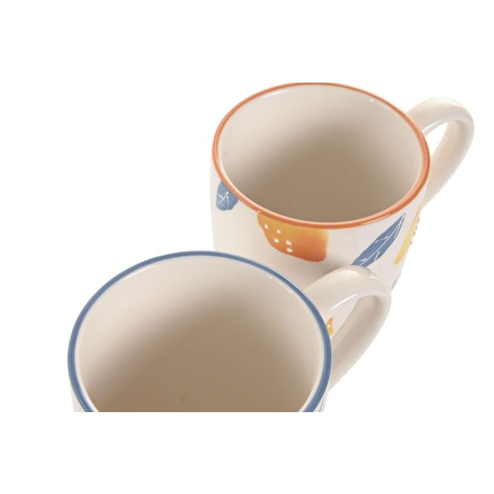 Mug Mediterraneo DKD Home Decor Azul Amarillo 10.5 x 11.5 x 16 cm (4 Unidades) 4 Mug Mediterraneo DKD Home Decor Azul Amarillo 10.5 x 11.5 x 16 cm (4 Unidades) 4