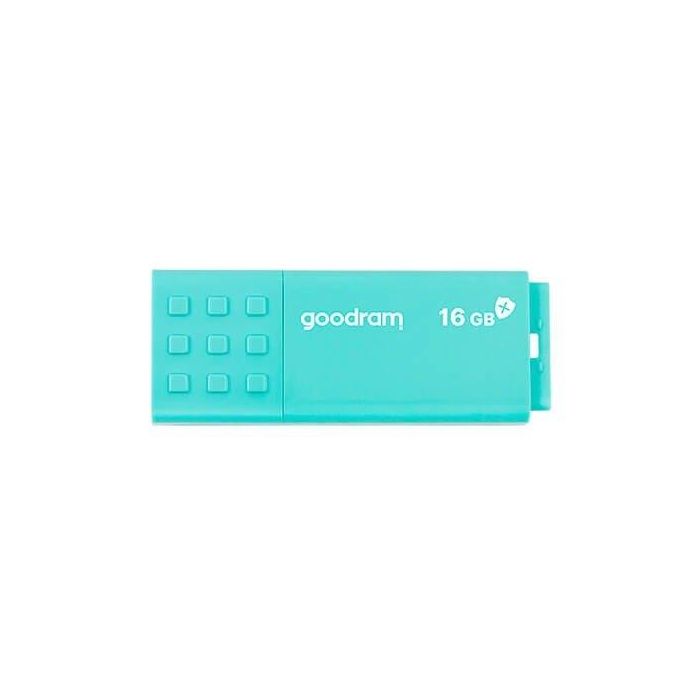 GOODRAM UME3-0160CRR11 USB 3.0 16GB con tecnología Biomaster antibacteriana 60MB/s lectura 20MB/s escritura Azul