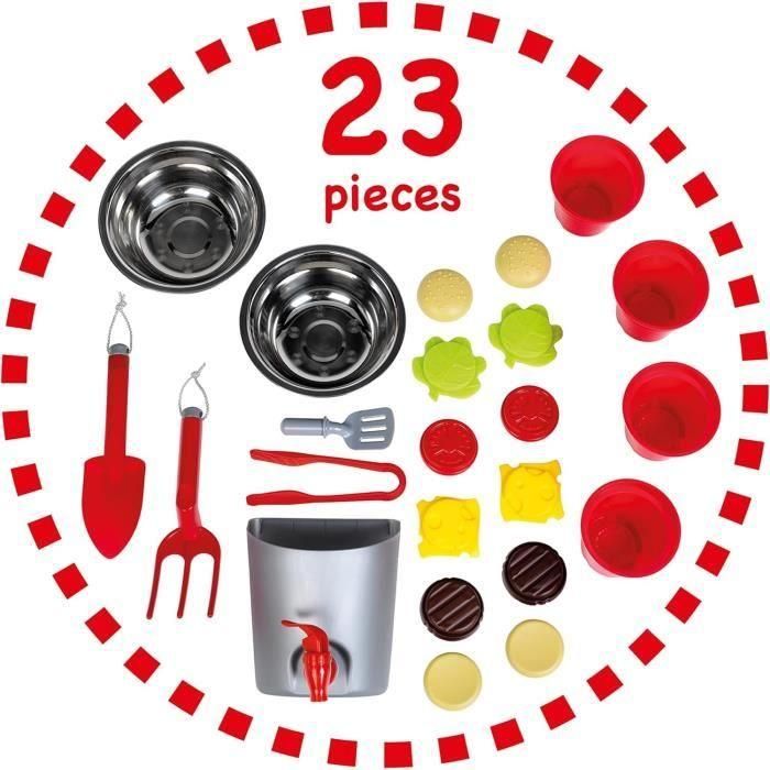 Klein 2368 Cocina de Madera para Niños, temática de verano, picnic y playa, con 23 accesorios 3