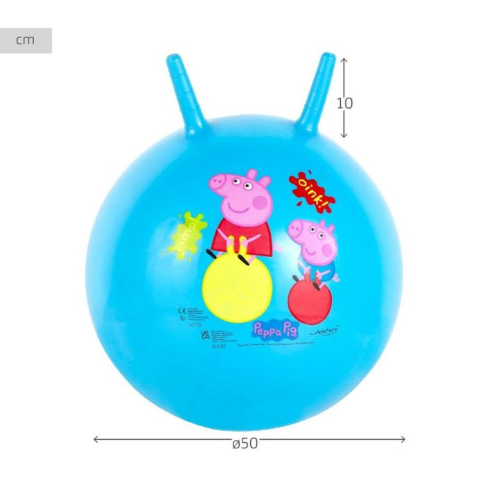 Pelota Saltarina Peppa Pig Ø 45 cm Azul (10 Unidades) 3