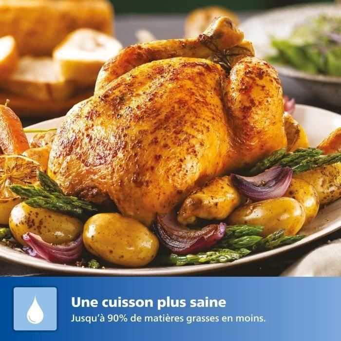 Freidora sin aceite - PHILIPS - Airfryer L HD9252/70 Serie 3000 - 4,1 L - 4 personas - 7 presintonías - Negra 4 Freidora sin aceite - PHILIPS - Airfryer L HD9252/70 Serie 3000 - 4,1 L - 4 personas - 7 presintonías - Negra 4