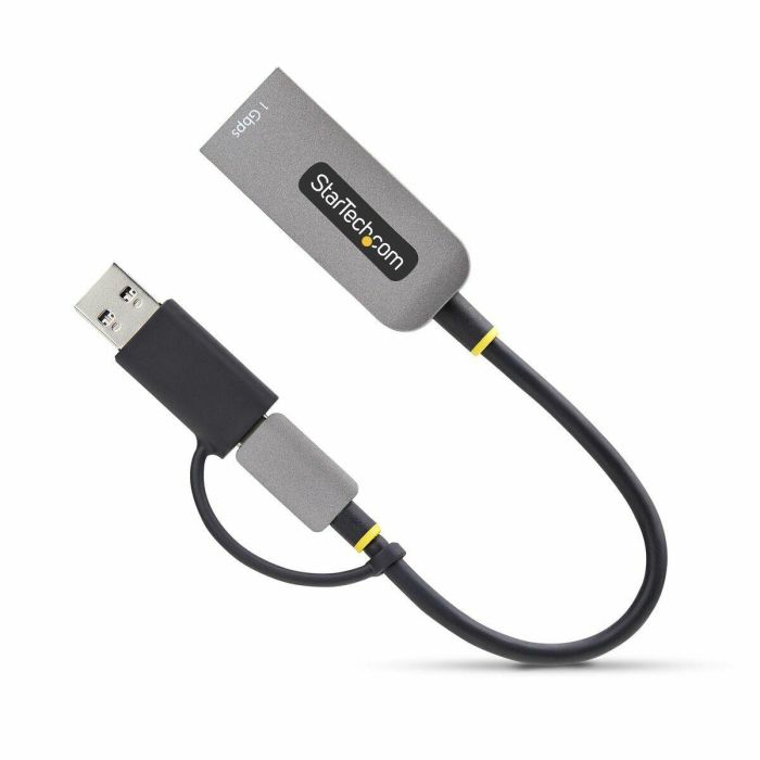 Cable USB Startech C21GA-USB-ETHERNET Gris 1 Cable USB Startech C21GA-USB-ETHERNET Gris 1