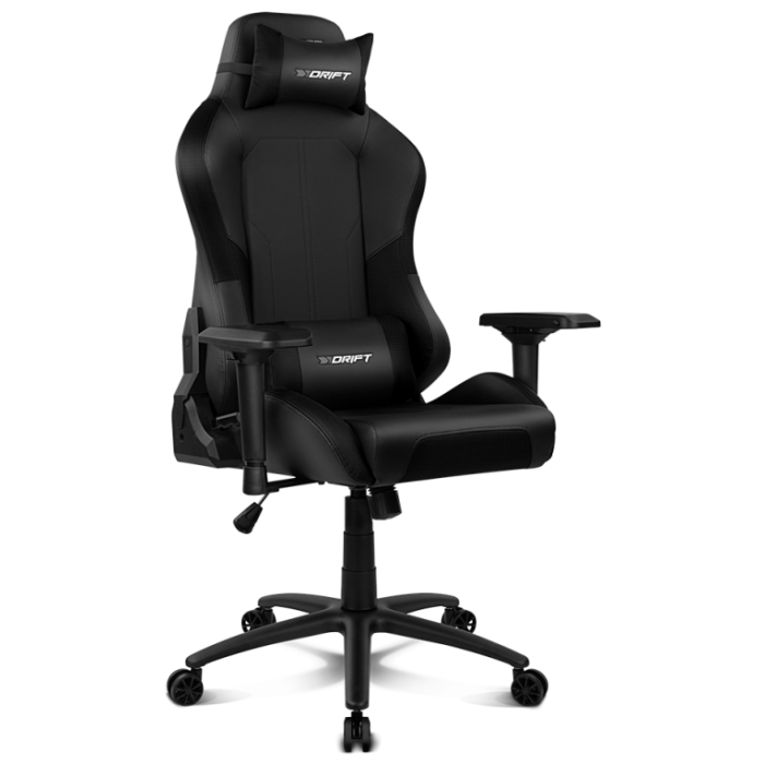 DRIFT DR250 Silla Gaming PC Ergonómica Pro con Reposabrazos 4D, Respaldo Reclinable 135º, Soporta 150kg, Cojines Lumbar y Cervical, Negro/Carbono DRIFT DR250 Silla Gaming PC Ergonómica Pro con Reposabrazos 4D, Respaldo Reclinable 135º, Soporta 150kg, Cojines Lumbar y Cervical, Negro/Carbono