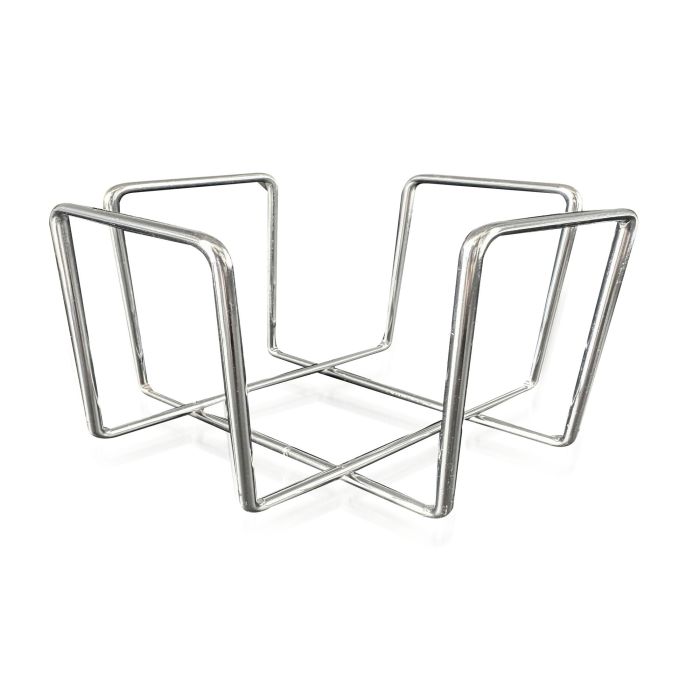 Servilletero Cromado My Bar 17.5 x 17.5 x 9.5 cm (12 Unidades) 1 Servilletero Cromado My Bar 17.5 x 17.5 x 9.5 cm (12 Unidades) 1