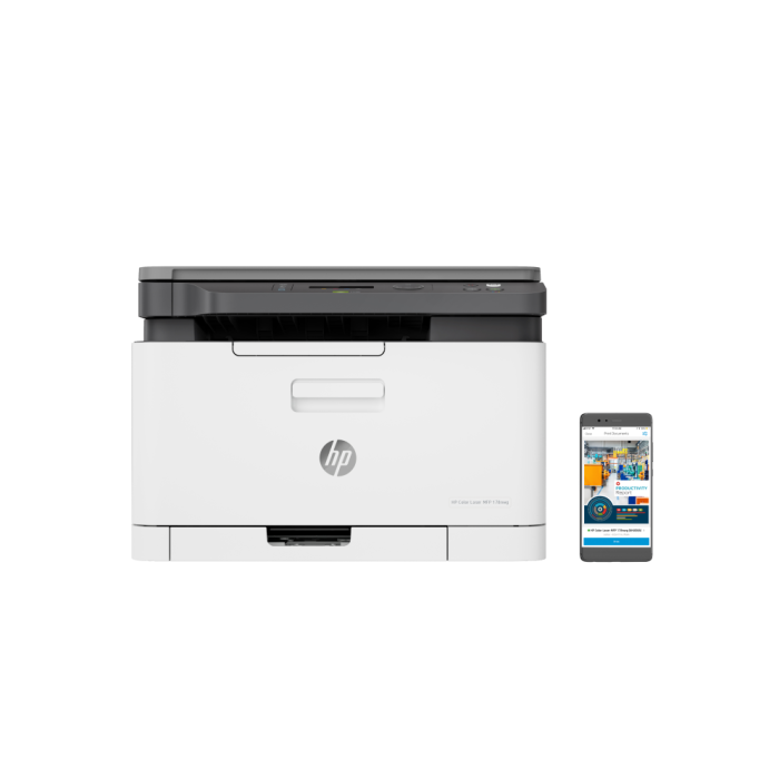 HP Color Laser MFP 178nw Multifunción WiFi Láser Color - Impresión, Copia, Escáner para Hogar y Oficina