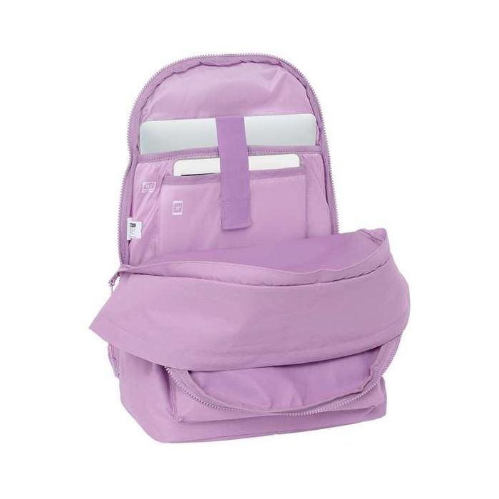 Safta Mochila Portátil 15,6" + USB Munich Básicos Lila 31x44x18 cm 9 Safta Mochila Portátil 15,6" + USB Munich Básicos Lila 31x44x18 cm 9