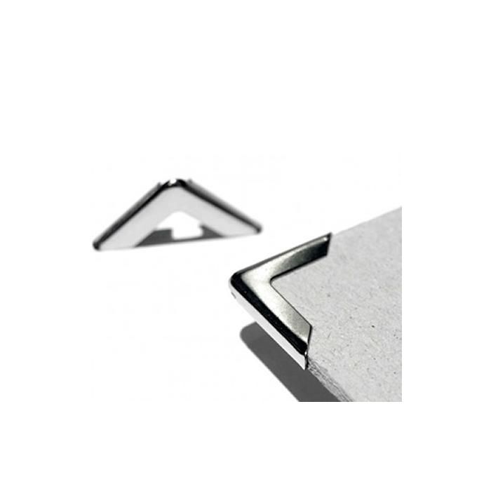 Displast Cantoneras Medianas 16x16x5 mm - Pack 100 Unidades - Níquel Displast Cantoneras Medianas 16x16x5 mm - Pack 100 Unidades - Níquel