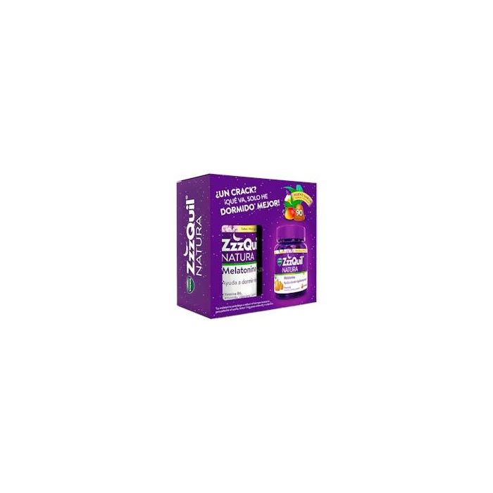 Zzzquil Natura 90 Gummies Sabor Mango & Platano