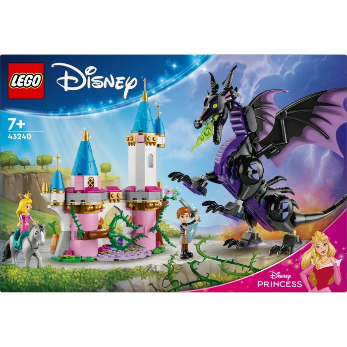 Lego 43240 Princesas Disney Maléfica como dragón, juguete para fans de dibujos animados 12