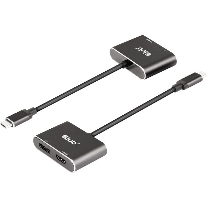 Club3D CSV-1552 MST-Hub USB 3.2 Tipo C a DisplayPort/HDMI 4K 60Hz - Adaptador Multi Stream Transport Negro 1 Club3D CSV-1552 MST-Hub USB 3.2 Tipo C a DisplayPort/HDMI 4K 60Hz - Adaptador Multi Stream Transport Negro 1