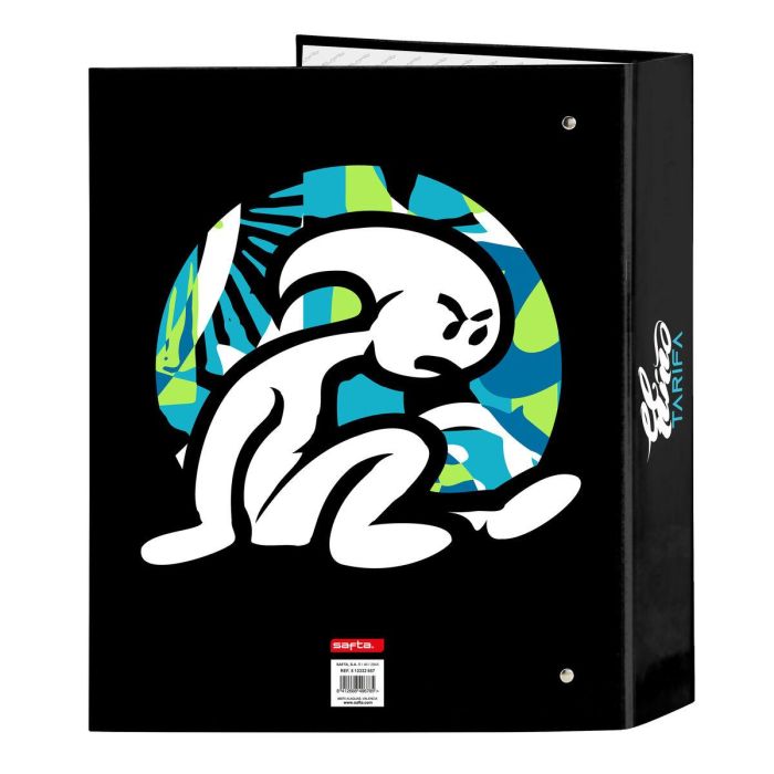 Carpeta de anillas El Niño Green bali Negro A4 (27 x 33 x 6 cm) 1 Carpeta de anillas El Niño Green bali Negro A4 (27 x 33 x 6 cm) 1