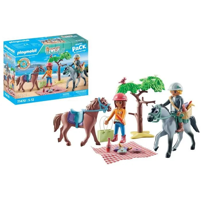 Playmobil 71470 Amélia y Ben con caballos Juguete Figuras Accesorios 3