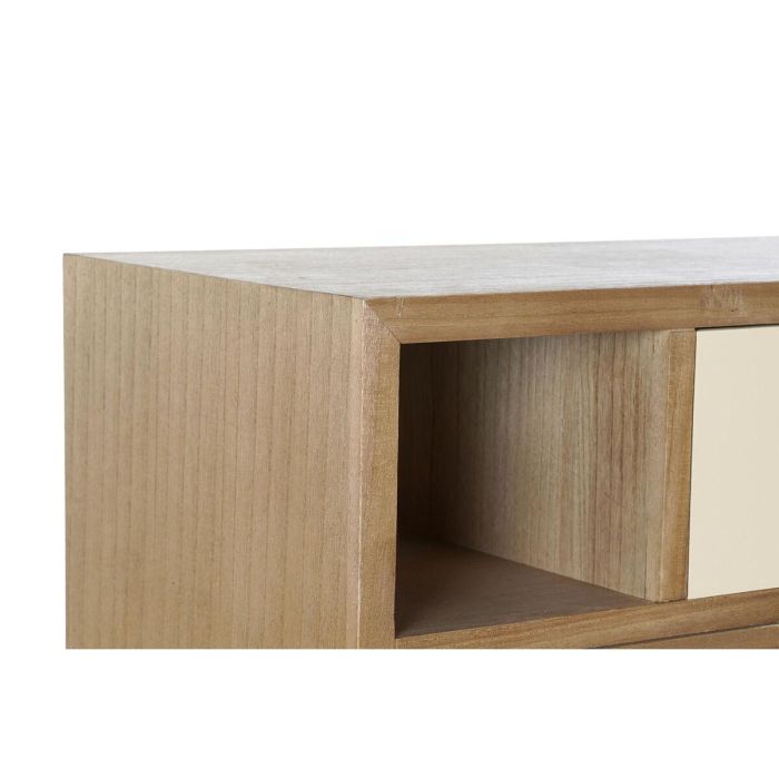 Cajonera Chic DKD Home Decor Granate Crema 34 x 94.5 x 76 cm 4