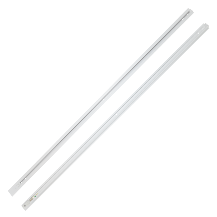 HO-218000CARRIL-2M-EM Carril Monofásico Empotrable Focos LED 2M Blanco con Aletas para Instalación a Ras 4