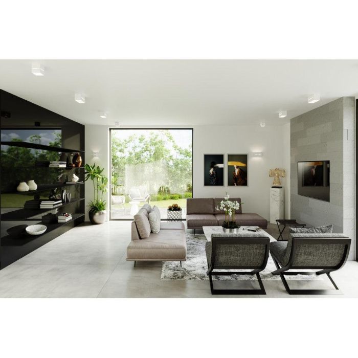 Lobo SOL-SL.0383 Lámpara de Techo Spotlight de Aluminio, Diseño Moderno Rectangular con Dos Bombillas para Espacios Minimalistas 6 Lobo SOL-SL.0383 Lámpara de Techo Spotlight de Aluminio, Diseño Moderno Rectangular con Dos Bombillas para Espacios Minimalistas 6