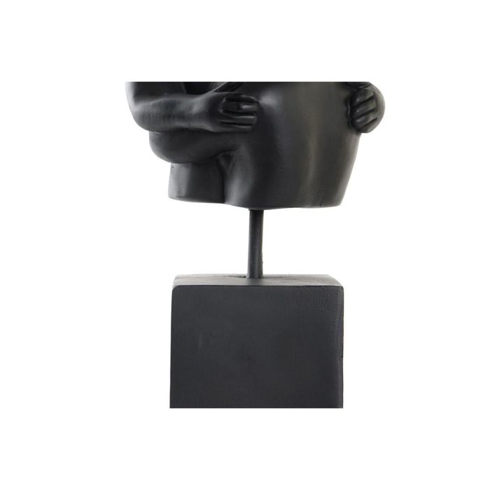 Figura Decorativa DKD Home Decor Pareja Negro Dorado 15,5 x 13,5 x 37,5 cm (2 Unidades) 1 Figura Decorativa DKD Home Decor Pareja Negro Dorado 15,5 x 13,5 x 37,5 cm (2 Unidades) 1