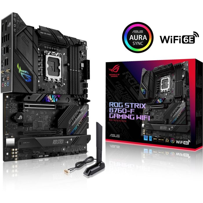 ASUS ROG STRIX B760-F GAMING WiFi Placa Base LGA 1700 DDR5 4 ASUS ROG STRIX B760-F GAMING WiFi Placa Base LGA 1700 DDR5 4