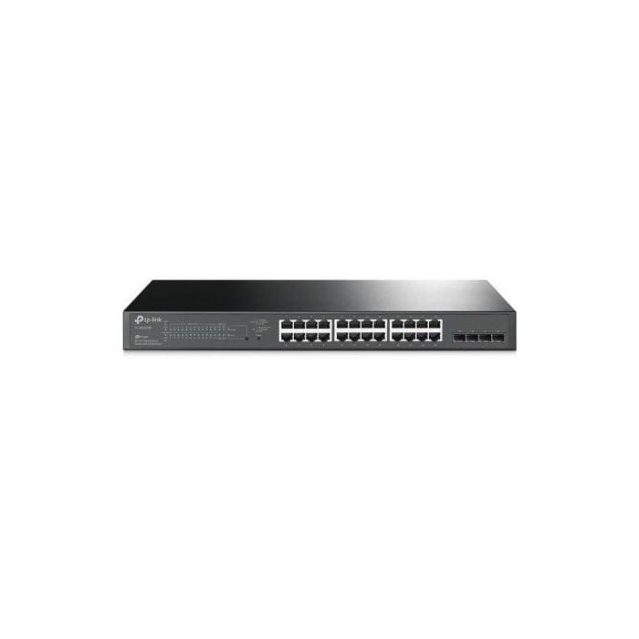 TP-Link Omada Smart Switch Gestionable 24 Puertos Gigabit PoE+ RJ45, 4 Puertos SFP, 56 Gbps para Redes Empresariales 0 TP-Link Omada Smart Switch Gestionable 24 Puertos Gigabit PoE+ RJ45, 4 Puertos SFP, 56 Gbps para Redes Empresariales 0