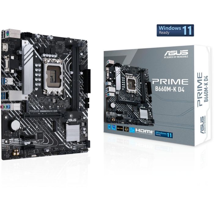 ASUS PRIME B660M-K DDR4 LGA 1700 micro ATX Placa Base para PC 4