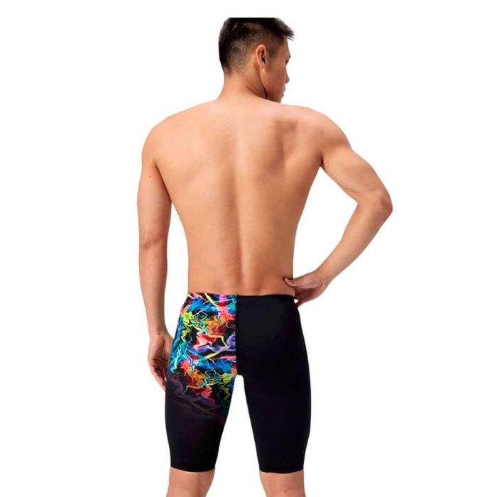 Bañador Hombre Speedo ML Placement Printed Jammer Negro 2 Bañador Hombre Speedo ML Placement Printed Jammer Negro 2