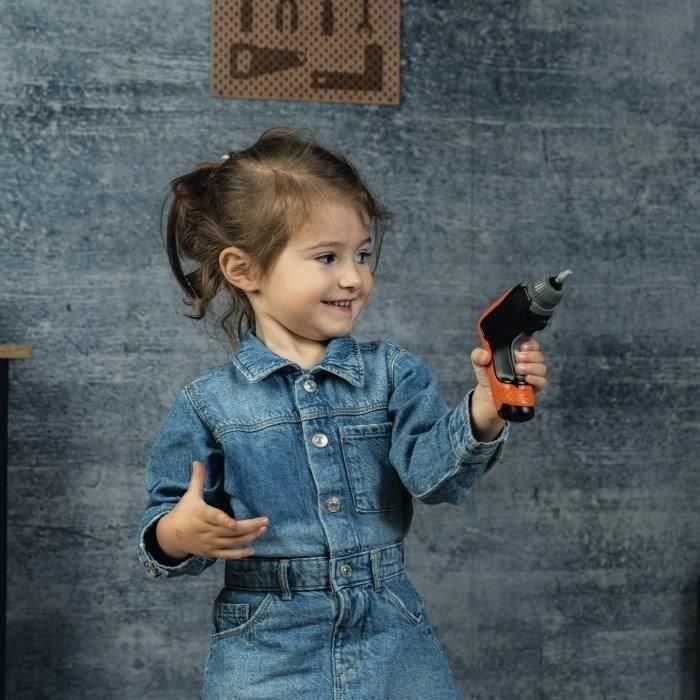 Smoby SMO3032163607410 - Black+Decker Bricolo Builder - Taller de Bricolaje para Niños +3 Años 2 Smoby SMO3032163607410 - Black+Decker Bricolo Builder - Taller de Bricolaje para Niños +3 Años 2