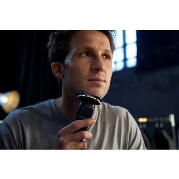 Philips S7886/63 Serie 7000 Afeitadora Eléctrica para Hombre con 3 Cabezales Flexibles, Tecnología SkinIQ, Recortadora Integrada y Uso en Seco/Mojado, Azul 3