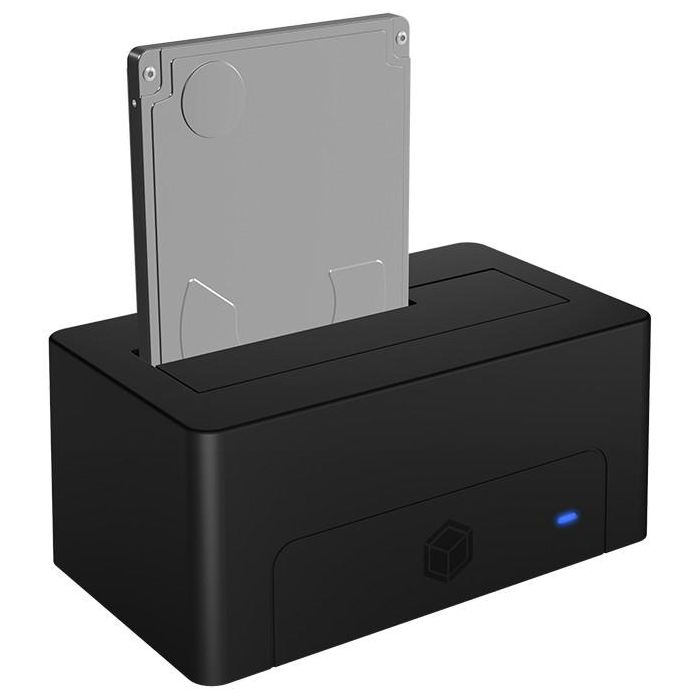 Dockingtation für 1x 2.5"/3.5" SATA I/II/III USB 3.2 ICY BOX Black 5