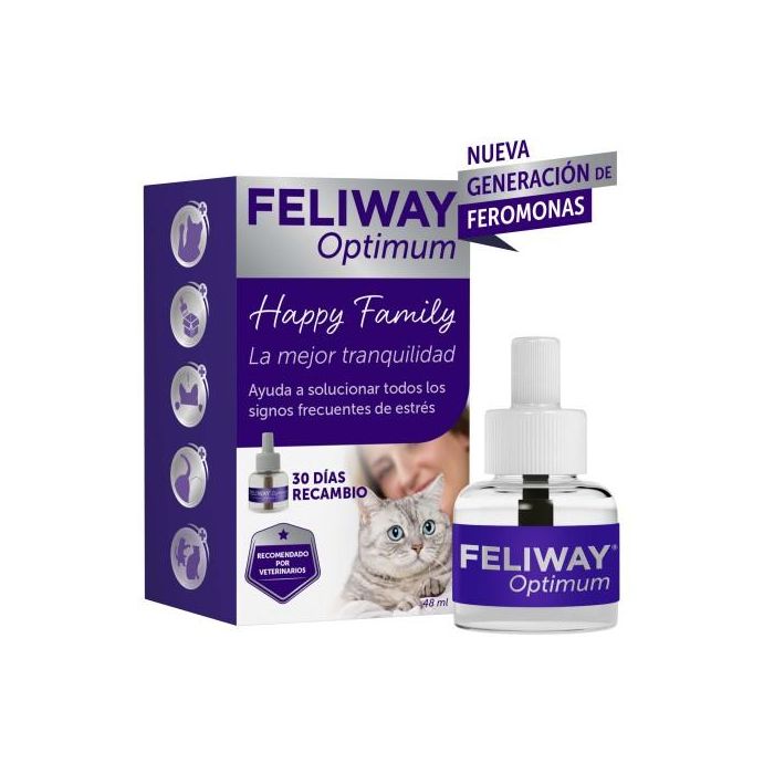 Feliway Optimum Recambio 48 mL