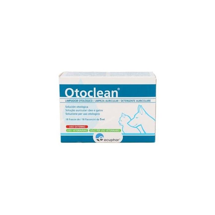Otoclean Limpiador Ótico con Ácido Salicílico, Láctico y Oleico - 18x5 mL