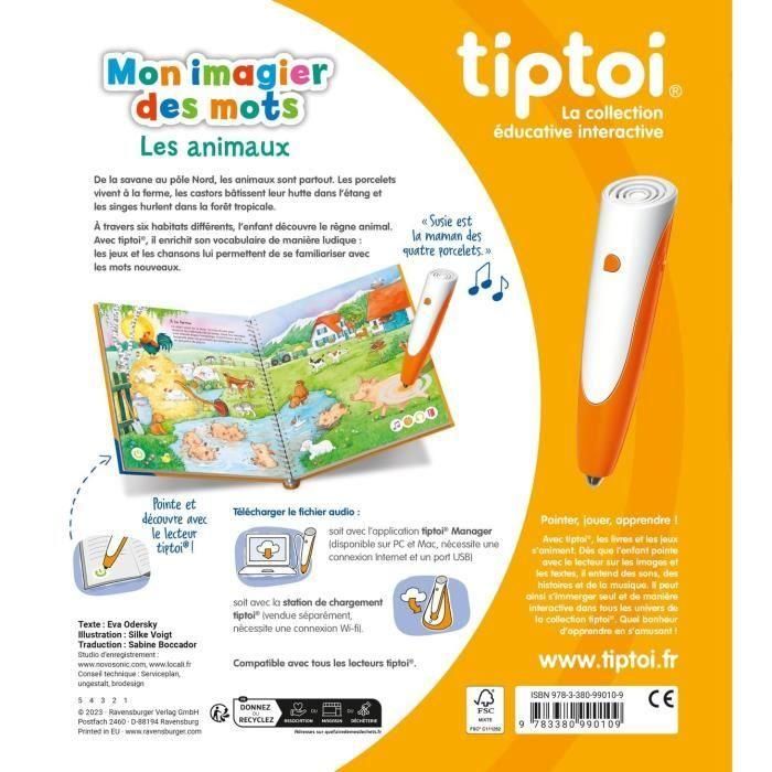 Ravensburger 13099010 Tiptoi Libro Interactivo de Palabras de Animales, Juego Educativo Electrónico sin Pantalla para 3+ Años 1 Ravensburger 13099010 Tiptoi Libro Interactivo de Palabras de Animales, Juego Educativo Electrónico sin Pantalla para 3+ Años 1