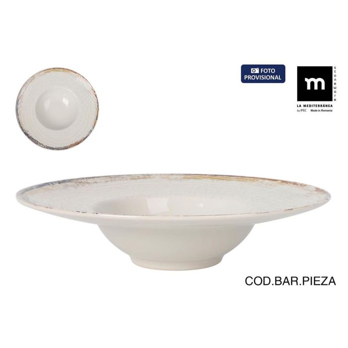 Plato para Pasta La Mediterránea Albus Ø 28 cm (6 Unidades) 3 Plato para Pasta La Mediterránea Albus Ø 28 cm (6 Unidades) 3