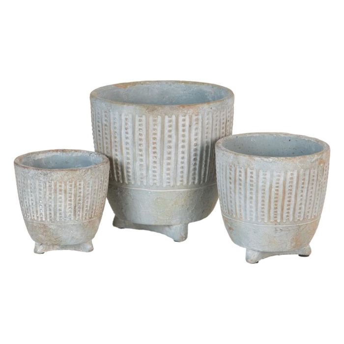 Macetero Cemento Decoración 11,50 X 11,50 X 11,50 cm