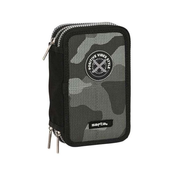 Safta Plumier Triple "Stone" 36 Piezas 12,5x19,5x5,5 cm 6