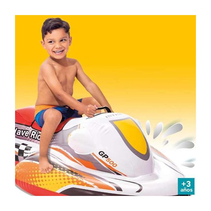 Intex Figura Hinchable Moto Wave Rider 117x77 cm para Niños +3 Años 3