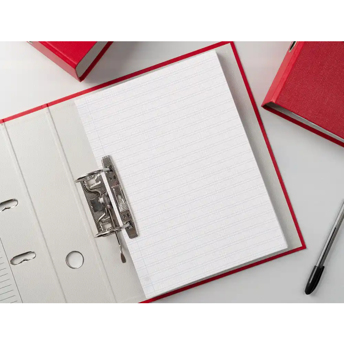 Liderpapel Recambio A4 Pautaguia 100 Hojas 75gr Cuadriculado Con Margen 4 Taladros 7