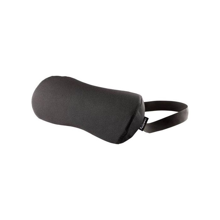 Fellowes Cojín Lumbar Postural Acolchado Espuma, Soporte Ergonómico, 35x6x17 cm, Negro, 100119853