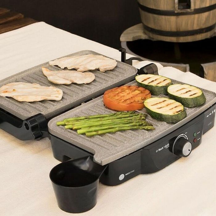 Grill de contacto Cecotec Rock'n Grill 1500W Negro/Plateado 1500 W 3 Grill de contacto Cecotec Rock'n Grill 1500W Negro/Plateado 1500 W 3