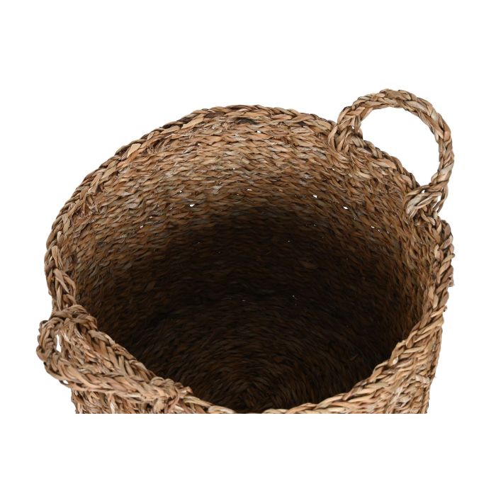 Cesta Balines DKD Home Decor Natural 36 x 32 x 36 cm Set de 3 (2 Unidades) 2 Cesta Balines DKD Home Decor Natural 36 x 32 x 36 cm Set de 3 (2 Unidades) 2